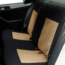 Kit Capa para Banco de Carro Universal JettaSport + 3 BRINDES: Capa Volante, Relógio e Adesivo