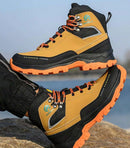 Kit Bota Masculina Safety em 100% Couro Legítimo (à Prova D'Água e Antiderrapante) + 3 BRINDES Limitados