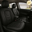 Kit Capa Para Banco de Carro em Couro Legítimo Universal Flatcar + BRINDES: Tapetes Automotivos