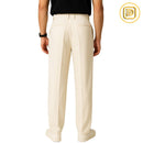 [PAGUE 2 LEVE 3] Kit Calça Masculina de Alfaiataria Venetto em Seda Gelo e Poliéster + BRINDE: Cinto