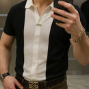 [PAGUE 2 LEVE 3] Camisa Polo Casual Nordall em Viscose, Seda Gelo e Elastano + BRINDES: Cinto, Carteira e Relógio