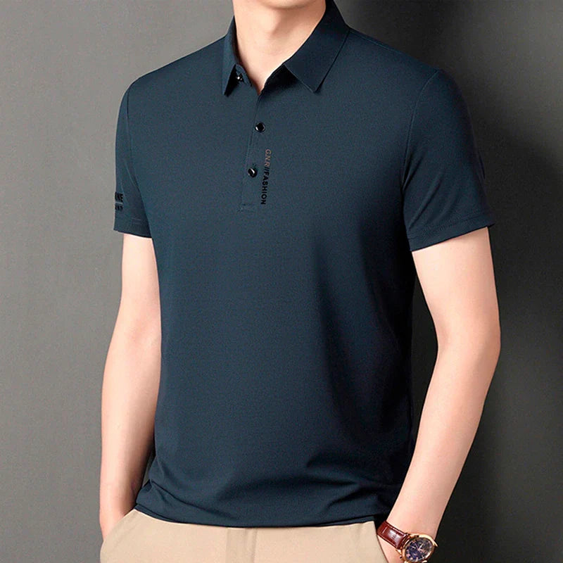 [PAGUE 2 LEVE 3] Camisa Polo Casual Bressan em Viscose com Elastano + BRINDES: 3 Bermudas e Relógio