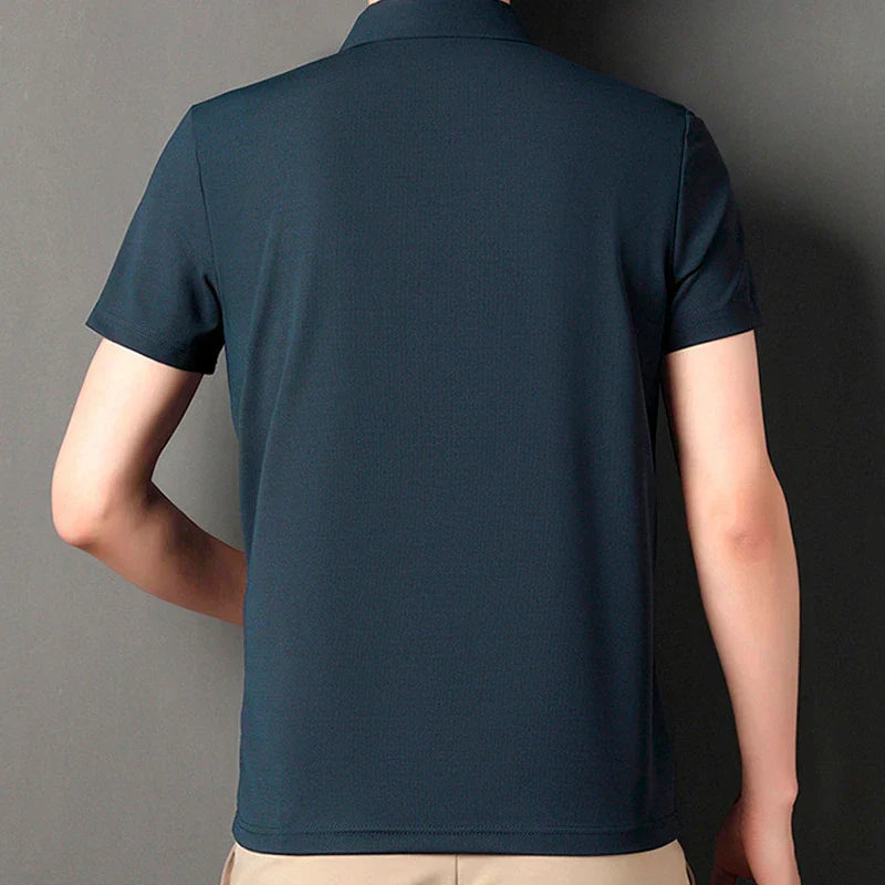 [PAGUE 2 LEVE 3] Camisa Polo Casual Bressan em Viscose com Elastano + BRINDES: 3 Bermudas e Relógio