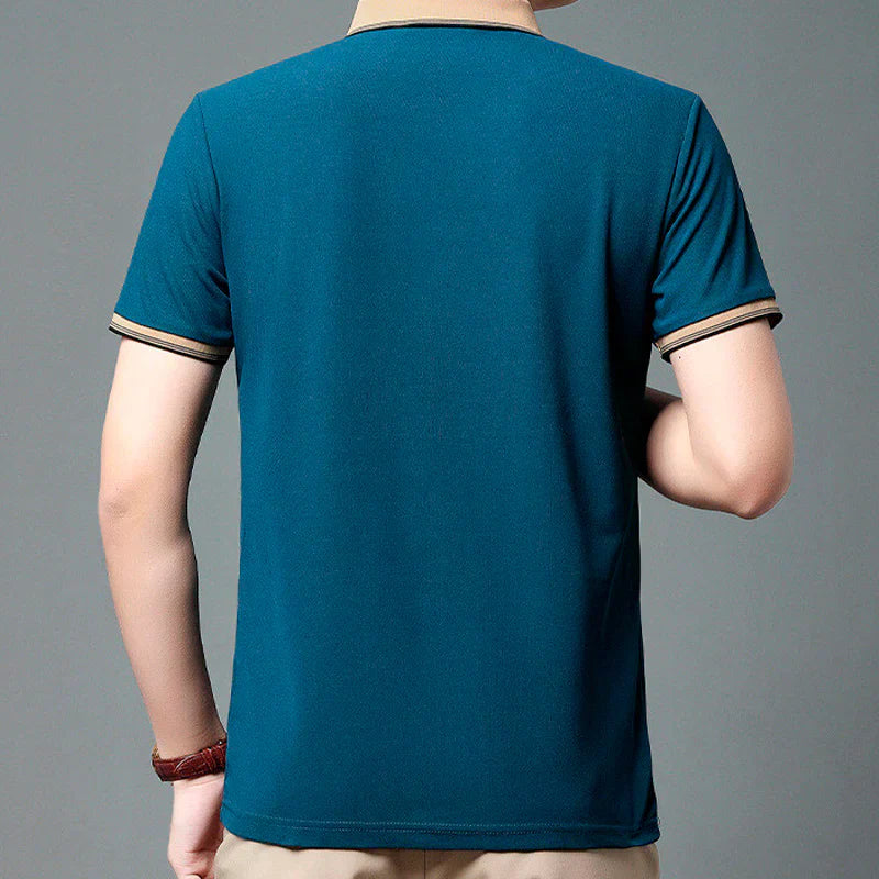 [PAGUE 2 LEVE 3] Camisa Polo Bricks em Viscose e Elastano + BRINDES: 3 Bermudas e Relógio