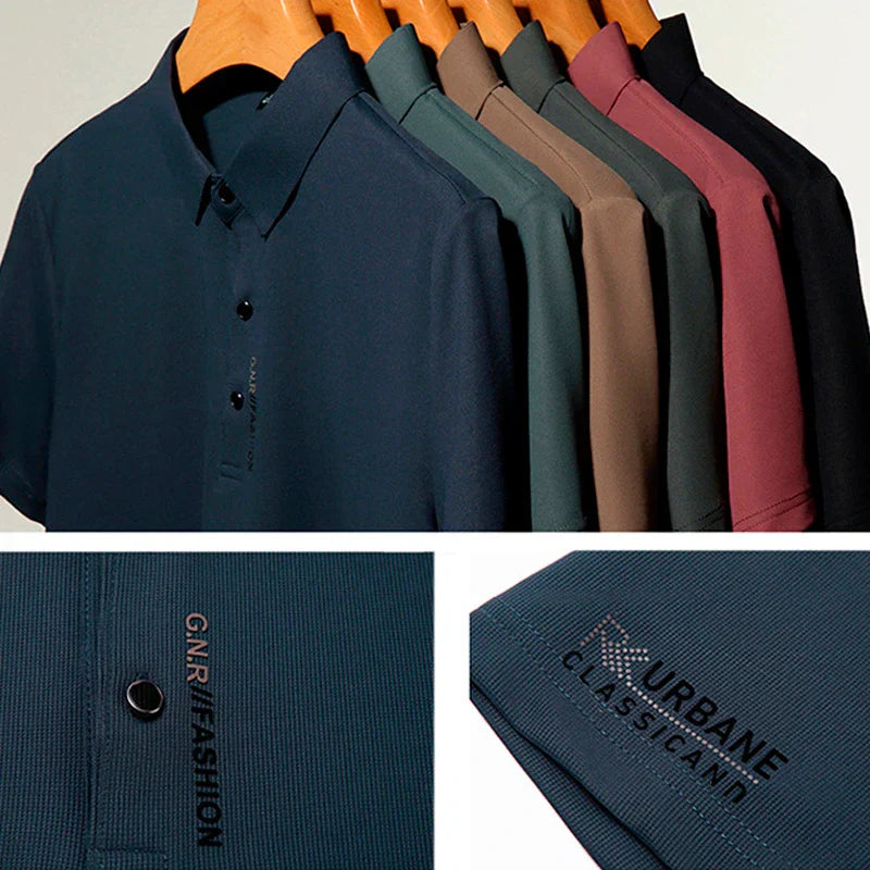 [PAGUE 2 LEVE 3] Camisa Polo Casual Bressan em Viscose com Elastano + BRINDES: 3 Bermudas e Relógio