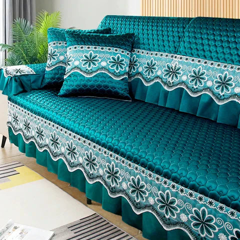 [PAGUE 1 LEVE 2] Capa de Sofá Veneza (Sinta-Se em um Lar de Luxo) + BRINDE: 2 Capas Para Almofadas