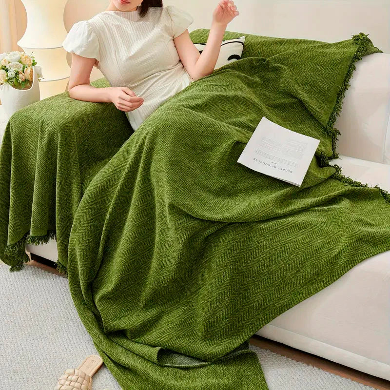 [PAGUE 1 LEVE 2] Capa de Sofá Leandra (Luxo Minimalista Para sua Sala de Estar) +BRINDES: 2 Capas Para Almofadas