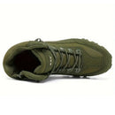 Kit Bota Tática Militar Tarkos Masculina em Couro Legítimo e Nylon + BRINDES: Cinto, Carteira e Relógio Tático