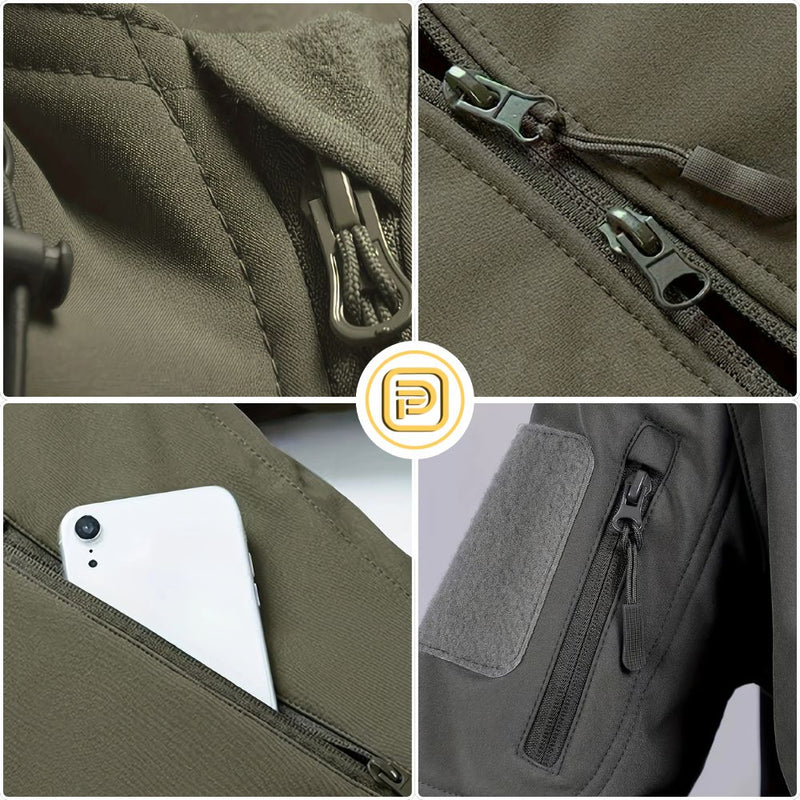 [COMPRE 2 LEVE 3] Jaqueta Militar Tática Masculina Operax em Nylon Reforçado com Poliéster