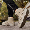 Kit Bota Tática Militar Varkon Masculina em Couro Legítimo e Nylon + BRINDES: Cinto, Carteira e Relógio Tático