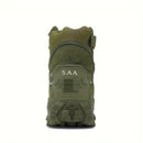 Kit Bota Tática Militar Tarkos Masculina em Couro Legítimo e Nylon + BRINDES: Cinto, Carteira e Relógio Tático