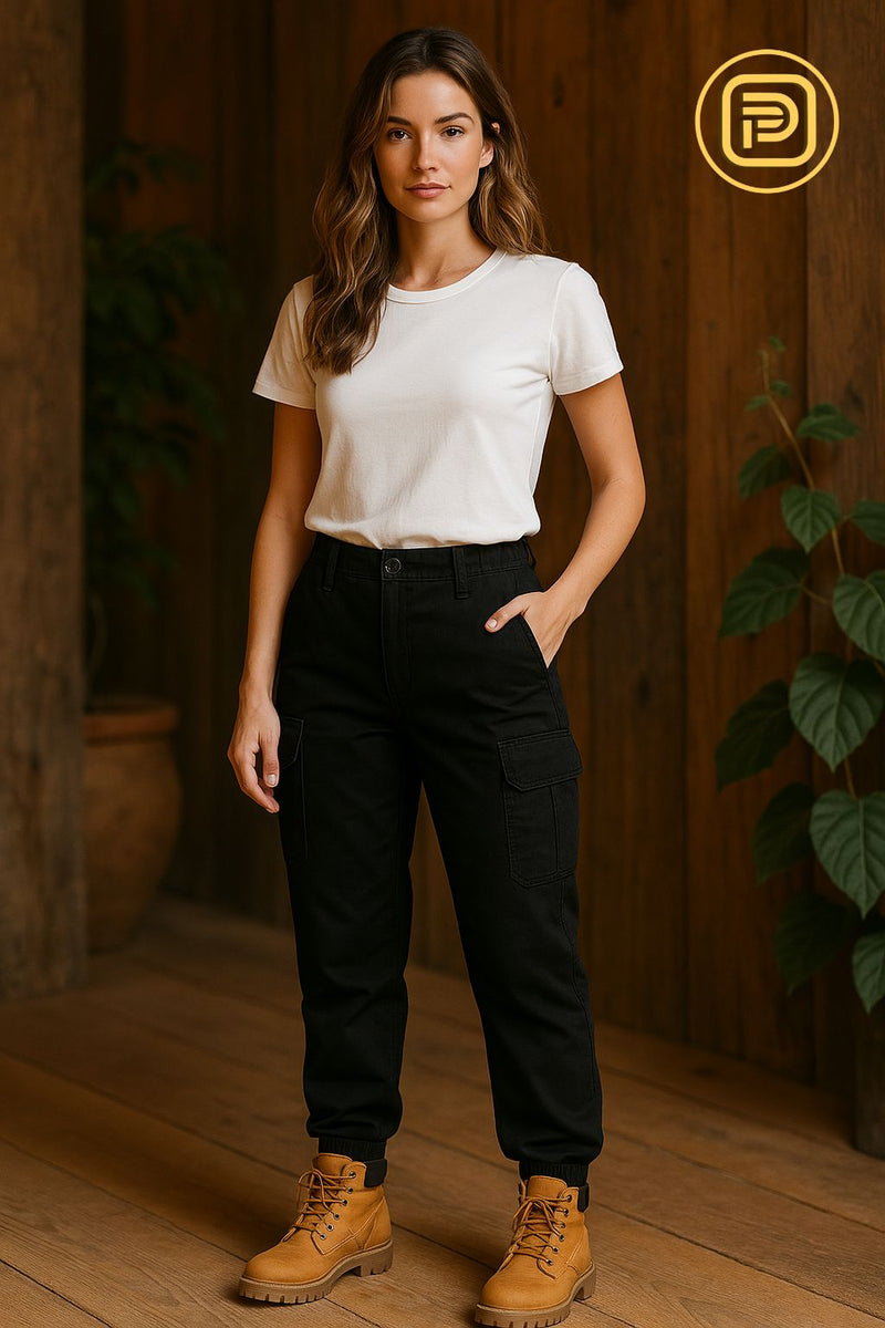 [PAGUE 2 LEVE 3] Calça Feminina Venusta Casual em Malha de Liocell e Seda Gelo (A Calça Tendência Outono 2025!)