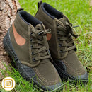 Kit Bota Militar Tactical Masculina de Nylon e Lona Premium + 3 BRINDES: Cinto, Relógio e Carteira