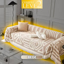 ⁠[COMPRE 1 LEVE 2] Capa de Sofá ComfyBoho (Sinta o Toque e Estilo Nômade Em Sua Sala!) + BRINDE: 2 Fronhas