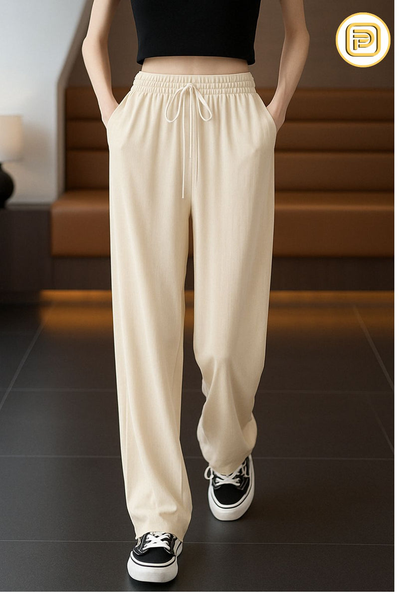 [PAGUE 2 LEVE 3] Calça Feminina Vick em Algodão Peruano e Seda Gelo (A Febre do Inverno 2025)