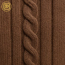 [PAGUE 2 LEVE 3] Suéter Masculino Mavrick em Algodão Peruano e Lã + BRINDES: Cinto, Carteira e Relógio