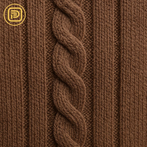 [PAGUE 2 LEVE 3] Suéter Masculino Mavrick em Algodão Peruano e Lã + BRINDES: Cinto, Carteira e Relógio