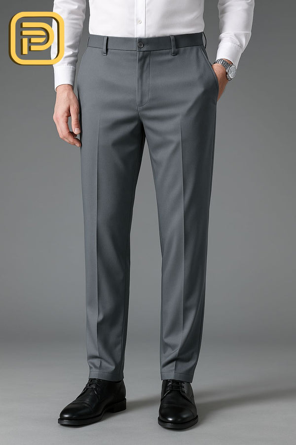 [PAGUE 2 LEVE 4] Calça de Alfaiataria Italian em Malha de Seda Gelo e Viscose + BRINDES: Cinto e Jaqueta Tática