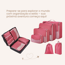 Kit de Organizadores para mala de viagem - 6 peças