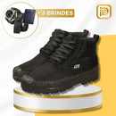 Kit Bota Militar Tactical Masculina de Nylon e Lona Premium + 3 BRINDES: Cinto, Relógio e Carteira