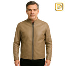 [PAGUE 1 LEVE 2] Jaqueta Casual Florenzo em Algodão Peruano, Seda Gelo e Poliéster + BRINDES: Relógio e Cinto de Couro