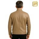 [PAGUE 1 LEVE 2] Jaqueta Casual Florenzo em Algodão Peruano, Seda Gelo e Poliéster + BRINDES: Relógio e Cinto de Couro