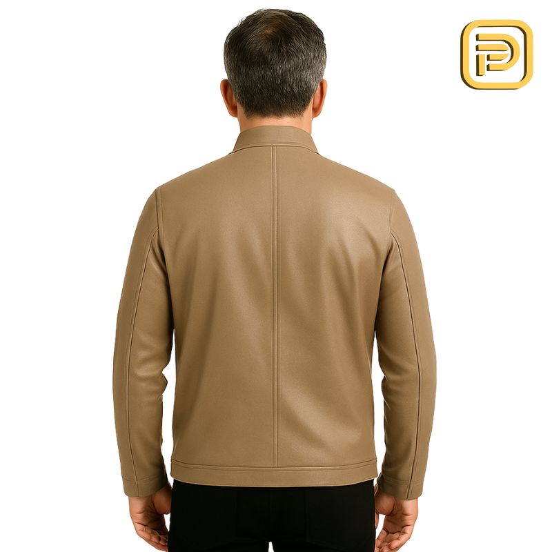 [PAGUE 1 LEVE 2] Jaqueta Casual Florenzo em Algodão Peruano, Seda Gelo e Poliéster + BRINDES: Relógio e Cinto de Couro