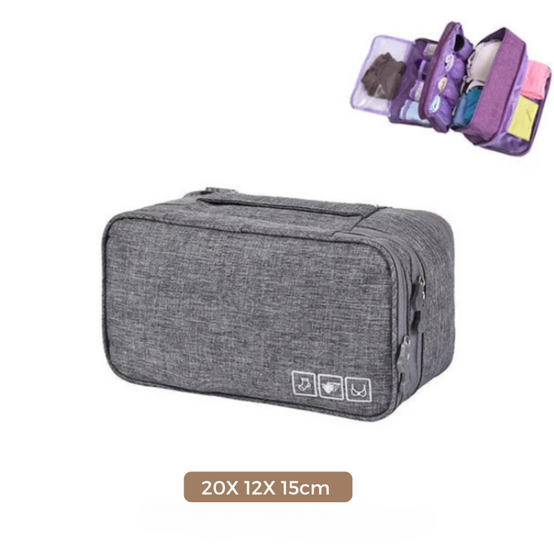Organizador de roupa íntimas e  meias para Viagem