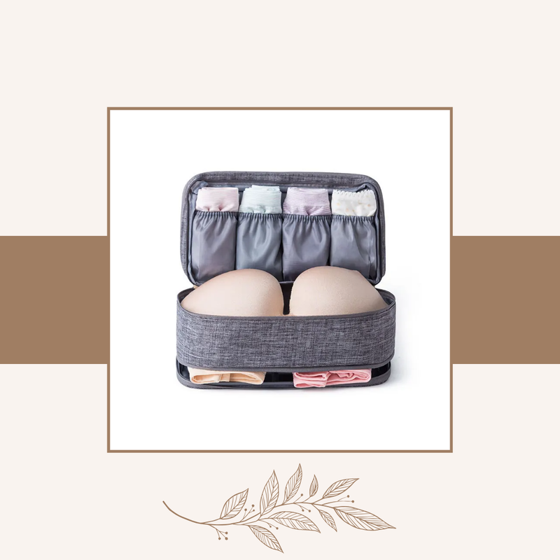 Organizador de roupa íntimas e  meias para Viagem