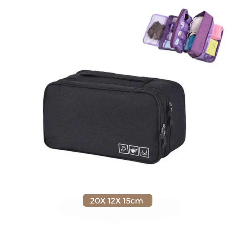 Organizador de roupa íntimas e  meias para Viagem