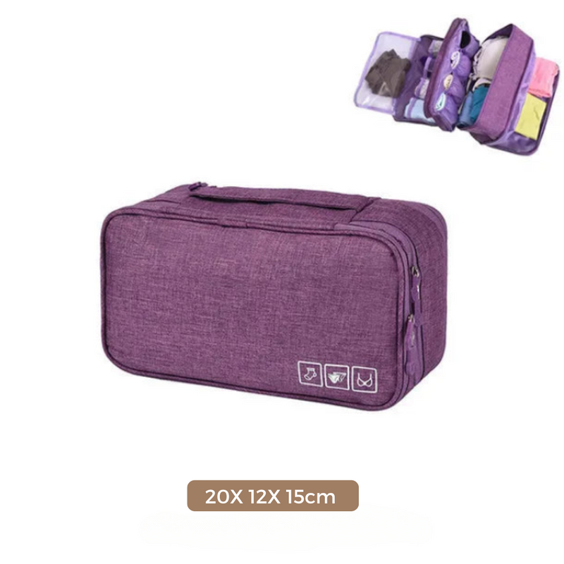 Organizador de roupa íntimas e  meias para Viagem