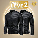 [PAGUE 1 LEVE 2] Jaqueta Masculina Zavelle em Couro Legítimo