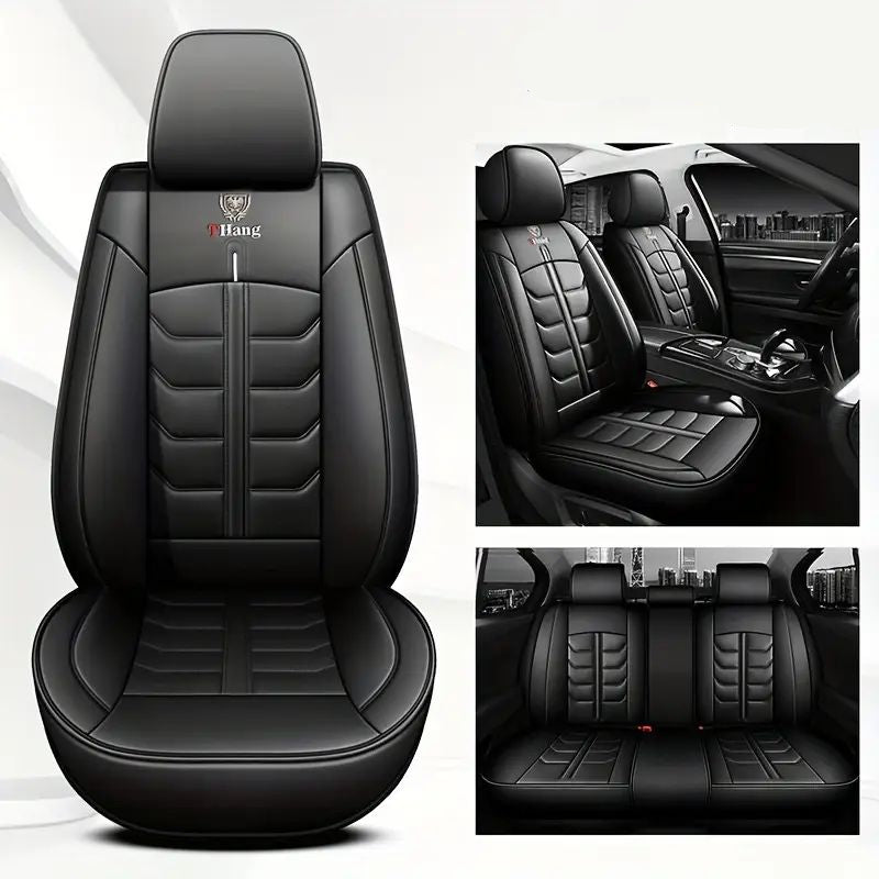 Kit Capa Para Banco de Carro em Couro Legítimo Universal Decision + BRINDES: Tapetes Automotivos