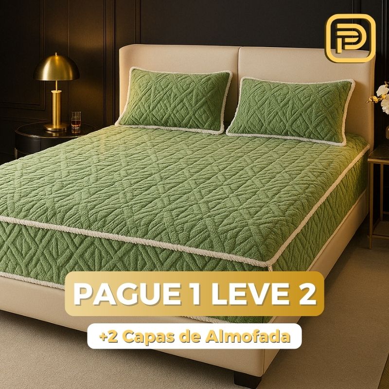 [LEVE 2 PAGUE 1] Roupa de Cama MaxVelty Hipoalergênica em Algodão Egípcio (Transforme Suas Noites em Luxo) + BRINDES: 2 Capas Para Travesseiro