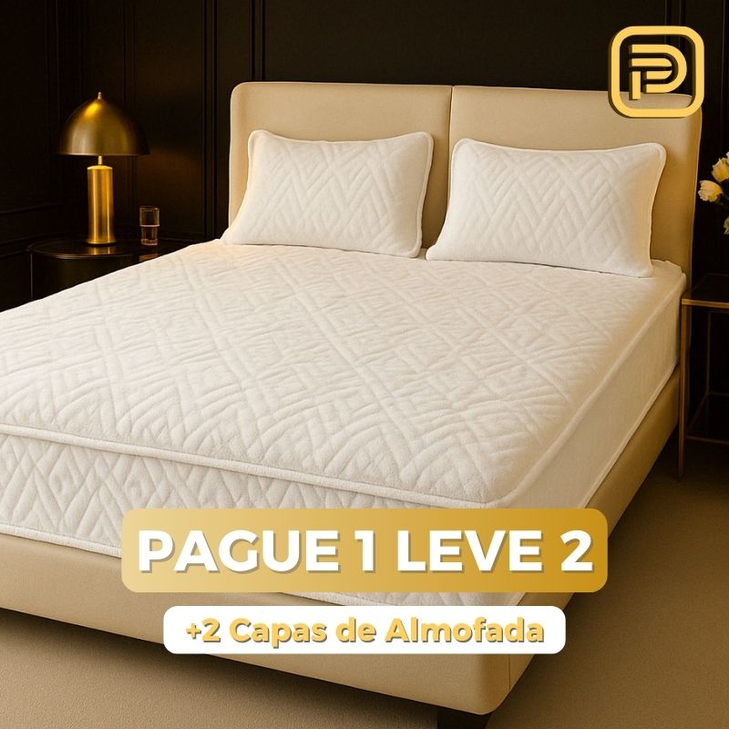 [LEVE 2 PAGUE 1] Roupa de Cama MaxVelty Hipoalergênica em Algodão Egípcio (Transforme Suas Noites em Luxo) + BRINDES: 2 Capas Para Travesseiro