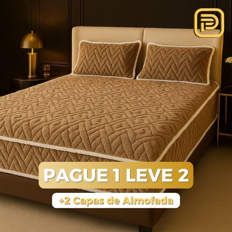 [LEVE 2 PAGUE 1] Roupa de Cama MaxVelty Hipoalergênica em Algodão Egípcio (Transforme Suas Noites em Luxo) + BRINDES: 2 Capas Para Travesseiro