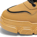 Kit Bota Militar Tática Masculina Kronvak em Couro Legítimo + BRINDES: Cinto, Carteira e Relógio