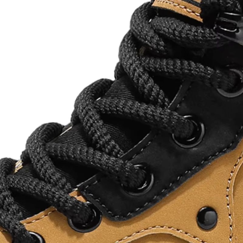 Kit Bota Militar Tática Masculina Kronvak em Couro Legítimo + BRINDES: Cinto, Carteira e Relógio