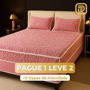 [LEVE 2 PAGUE 1] Roupa de Cama MaxVelty Hipoalergênica em Algodão Egípcio (Transforme Suas Noites em Luxo) + BRINDES: 2 Capas Para Travesseiro