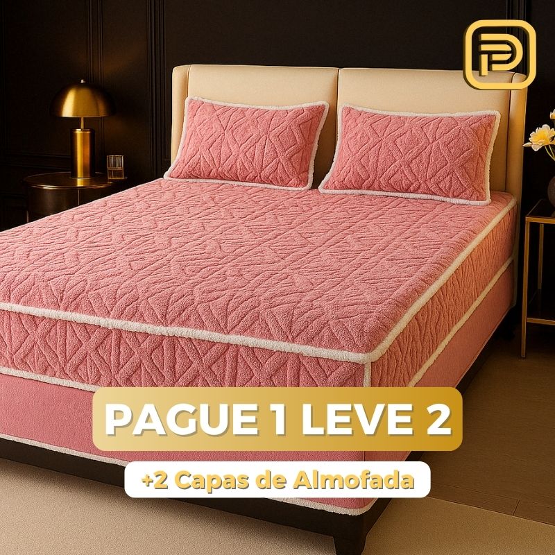 [LEVE 2 PAGUE 1] Roupa de Cama MaxVelty Hipoalergênica em Algodão Egípcio (Transforme Suas Noites em Luxo) + BRINDES: 2 Capas Para Travesseiro