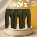 [PAGUE 2 LEVE 3] Kit Calça Masculina Zermatt em Seda Gelo com Algodão Egípcio