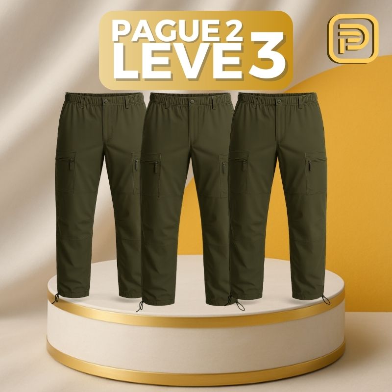 [PAGUE 2 LEVE 3] Kit Calça Masculina Zermatt em Seda Gelo com Algodão Egípcio