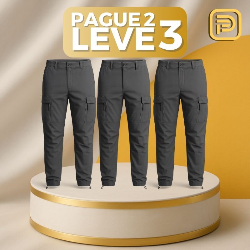 [PAGUE 2 LEVE 3] Kit Calça Masculina Zermatt em Seda Gelo com Algodão Egípcio