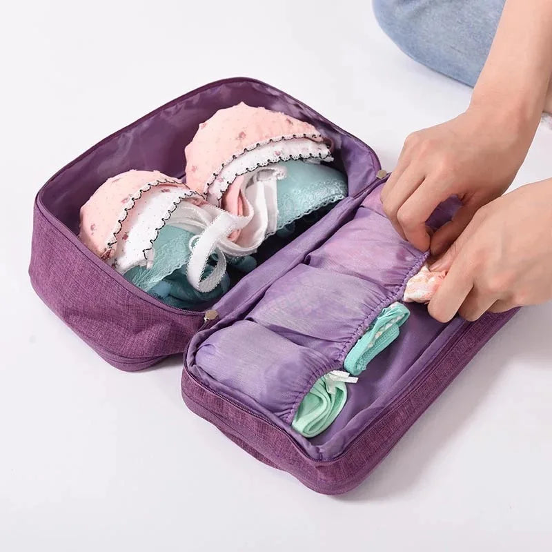 Organizador de roupa íntimas e  meias para Viagem