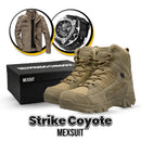 Kit Bota Tática Militar Strikeforce + 2 Brindes Táticos: Jaqueta Militar e Relógio Tático
