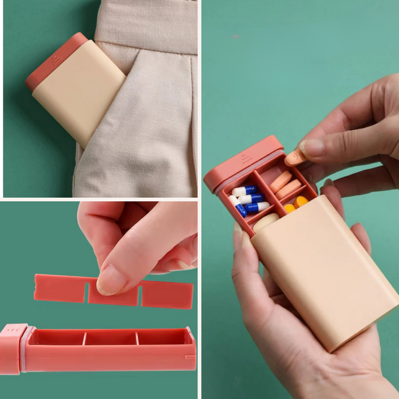 TravelMed Organizador: Caixa Portátil para Medicamentos