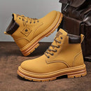 Kit Bota Masculina em 100% Couro Legítimo Veneza Impermeável + BRINDES: Relógio, Cinto e Carteira