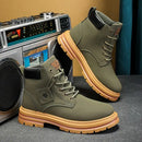 Kit Bota Masculina em 100% Couro Legítimo Veneza Impermeável + BRINDES: Relógio, Cinto e Carteira