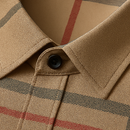 [PAGUE 3 LEVE 5] Kit Camisa Social Masculina Listrada Premium Luxden em Malha de Seda Gelo e Viscose + BRINDES: Cinto, Carteira e Relógio