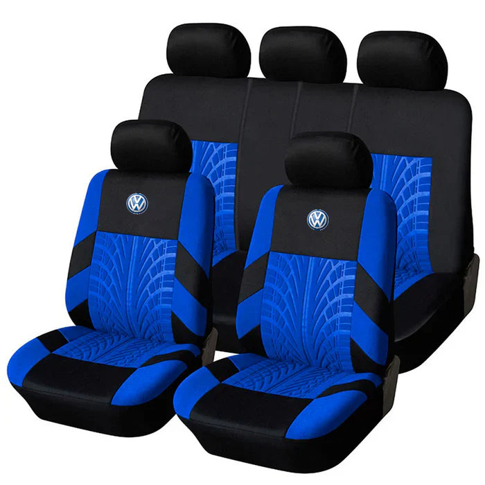 Kit Capa para Banco de Carro Universal JettaSport + 3 BRINDES: Capa Volante, Relógio e Adesivo